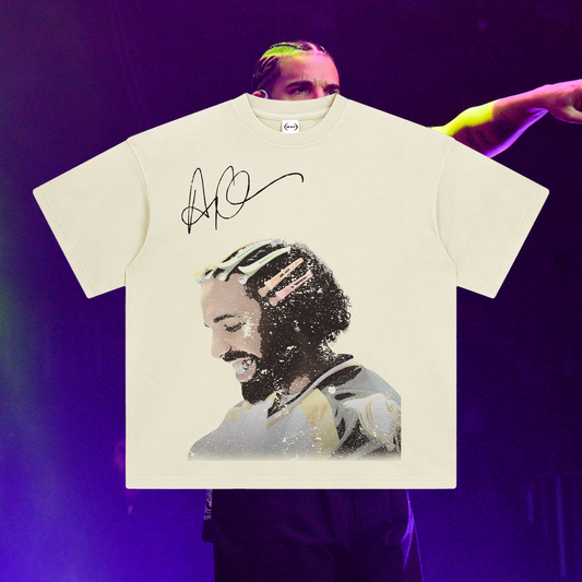 Drake Signature Oversized Off White Tee